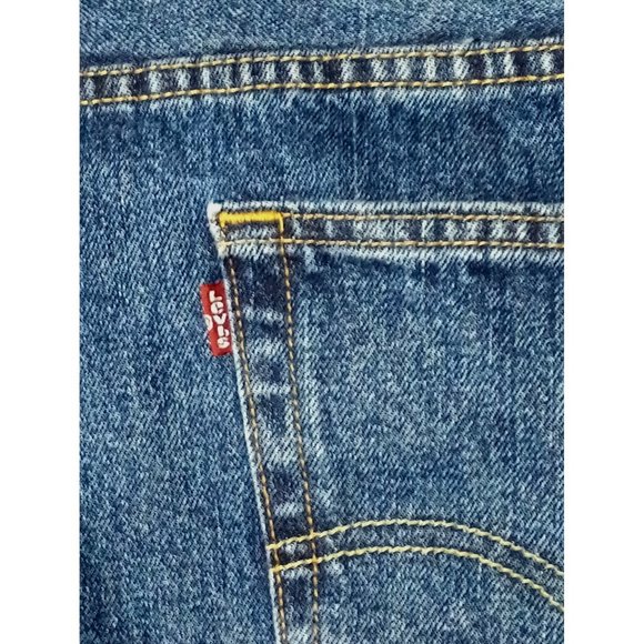 Levis 550 Jeans Mens Size 44 x 32 Relaxed Fit Blue Denim - Picture 4 of 13
